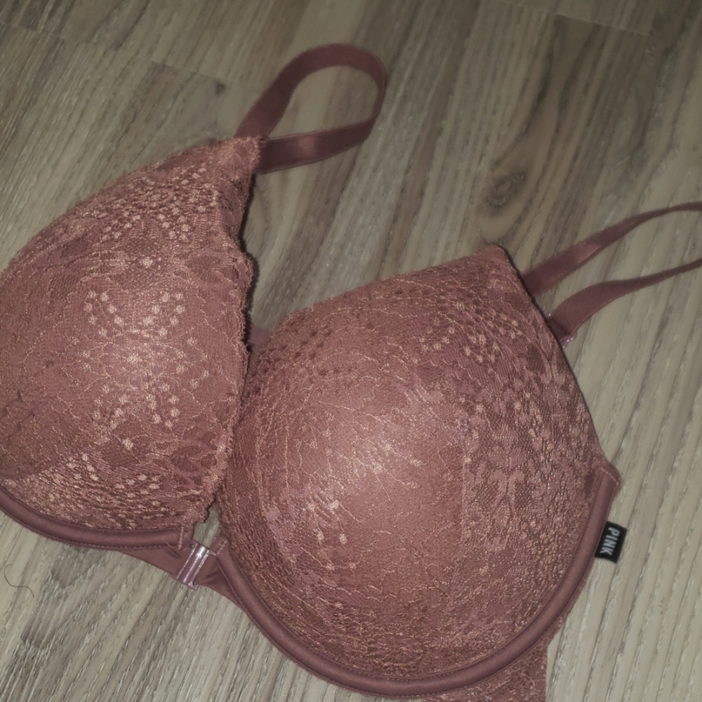 Pink victorias secret bra